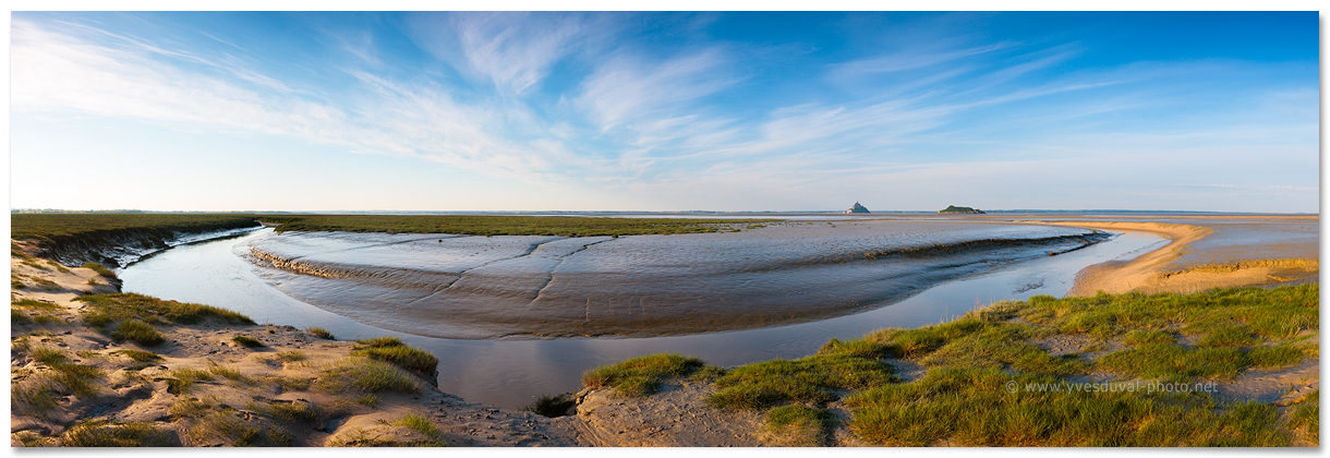 Le bec d'Andaine (Manche, Normandie, France) - Photo panoramique du littoral - Yves Duval