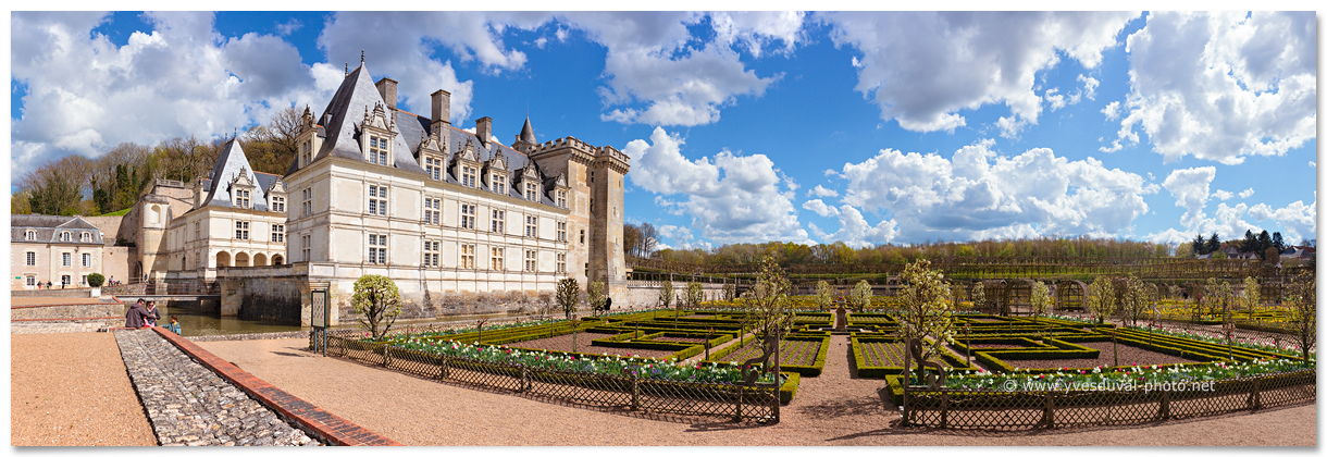 Le chateau de Villandry (Touraine, Val de Loire)