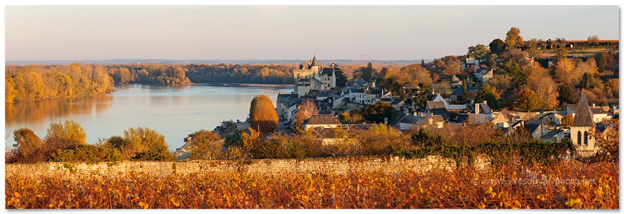Le village de Montsoreau (Anjou, Val de Loire)