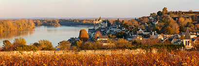 Le village de Montsoreau (Anjou, Val de Loire)