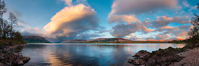 Le Loch Lochy et les Grampians (Highlands, Ecosse)
