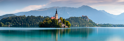 Le lac de Bled (Bled, Slovénie)