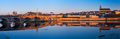 La ville de Blois (Touraine, Val de Loire)