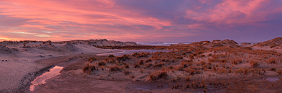 Lumière de l'aurore sur la Pointe de la Coubre (Charente-Maritime, Nouvelle-Aquitaine)