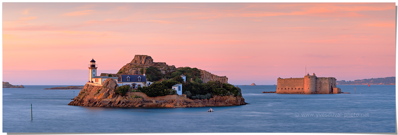 L'île Louët dans la baie de Morlaix (Finistère, Bretagne)