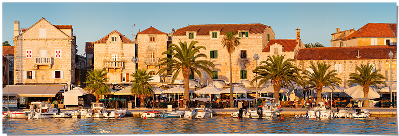 Le port de Supetar (Île de Brac, Croatie)