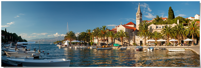 Le port de Splitska (Île de Brac, Croatie)