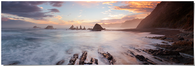 Playa de Gueirua (Asturies, Espagne)