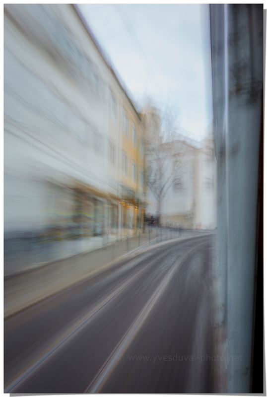 Elétricos dans les rues de Lisbonne (Lisbonne, Portugal)