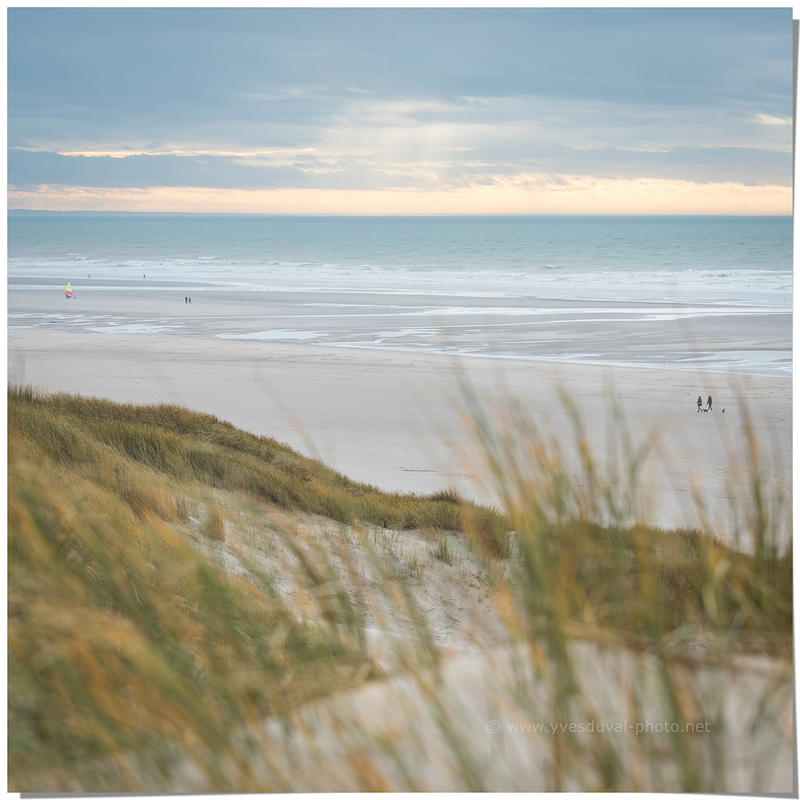 La plage de Fort-Mahon (Somme, Hauts-de-France)