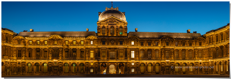La cours carrée du Louvre (Paris, Ile-de-France)