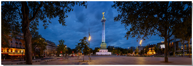 La Place de la Bastille (Paris, Ile-de-France)
