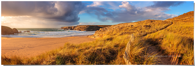 La plage de Donnant (Morbihan, Bretagne)