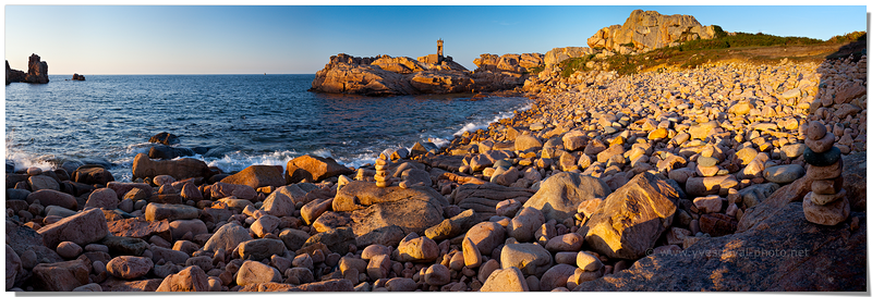 Bréhat au coucher du soleil (Côtes d'Armor, Bretagne)