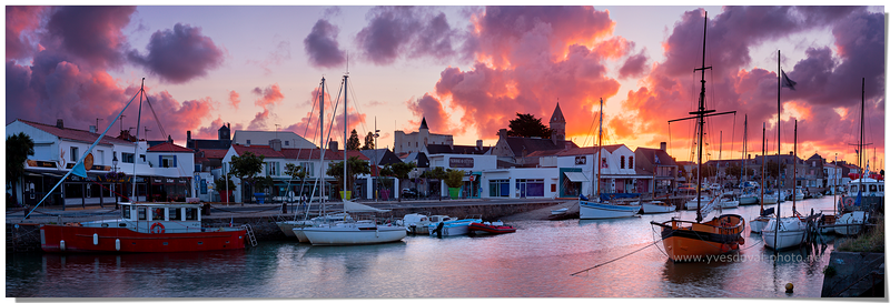 Le port de Noirmoutier-en-l'île (Vendée, Pays de la Loire)