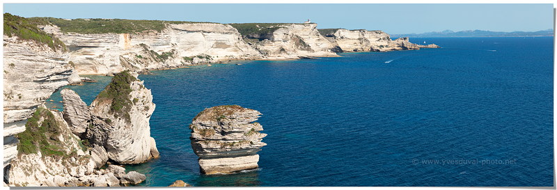 Les falaises de Bonifacio (Corse-du-Sud, Corse)