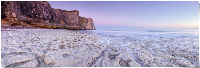 Les falaises et l'aiguille d'Etretat (Seine-Maritime, Normandie)