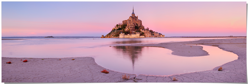La baie du Mont Saint-Michel (Manche, Normandie)