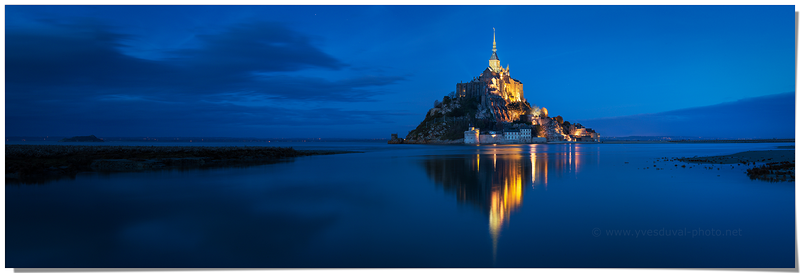 La baie du Mont Saint-Michel (Manche, Normandie)