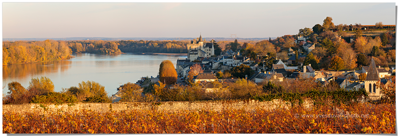 Le village de Montsoreau (Maine et Loire, Pays de la Loire)