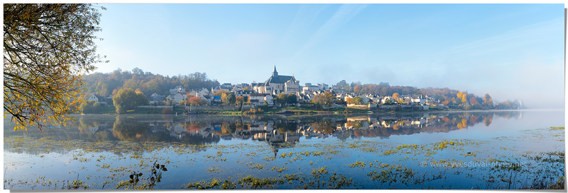 Le village de Candes Saint-Martin (Indre et Loire, Centre)